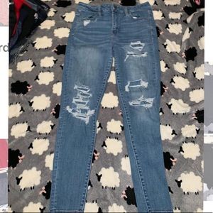 american eagle high waisted jeans